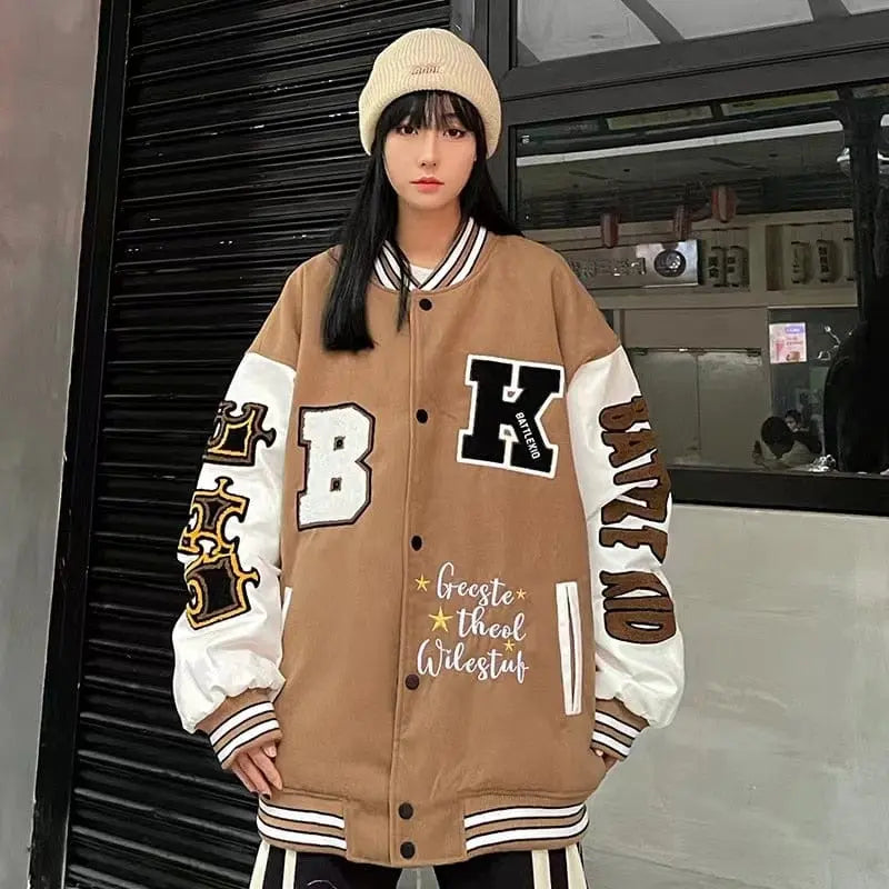 American Retro Couple Loose Jacket Dear Fancy