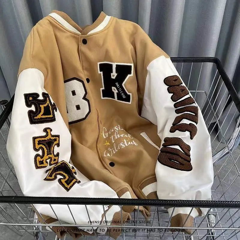 American Retro Couple Loose Jacket Dear Fancy