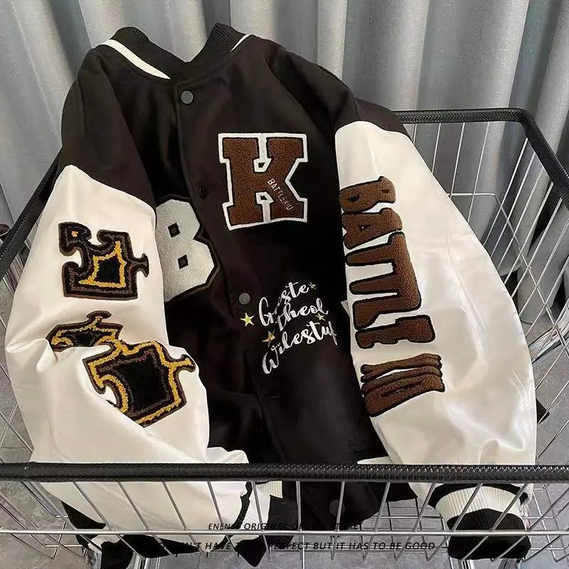 American Retro Couple Loose Jacket Dear Fancy
