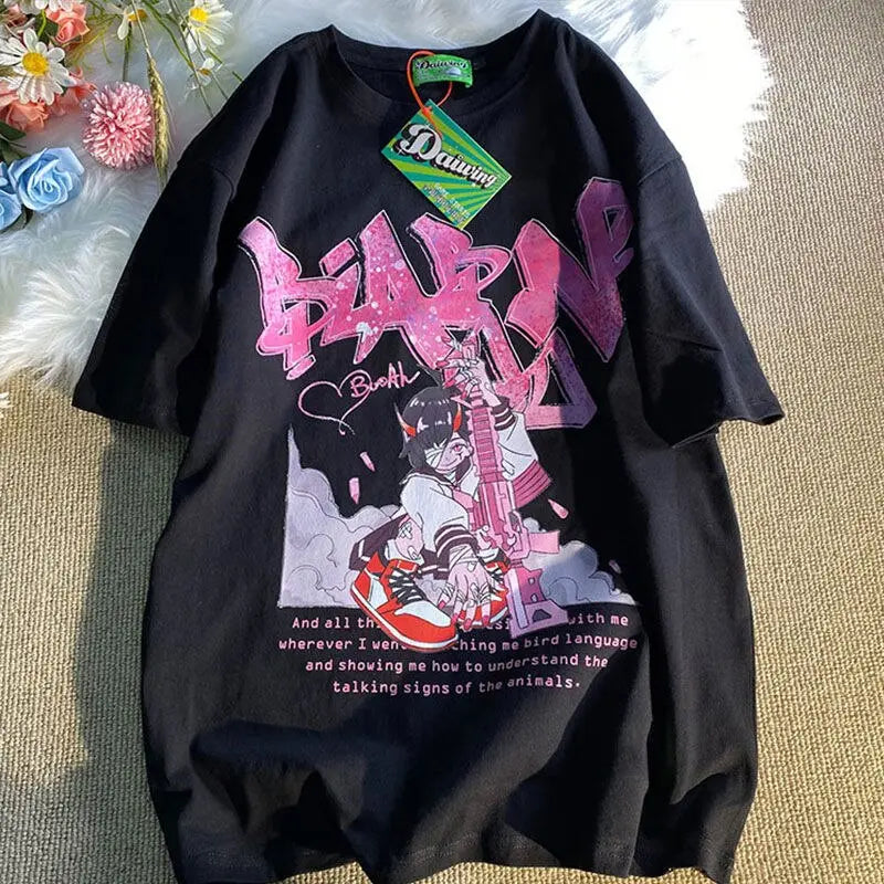 Japan JK Anime Graphic T Shirts Dear Fancy