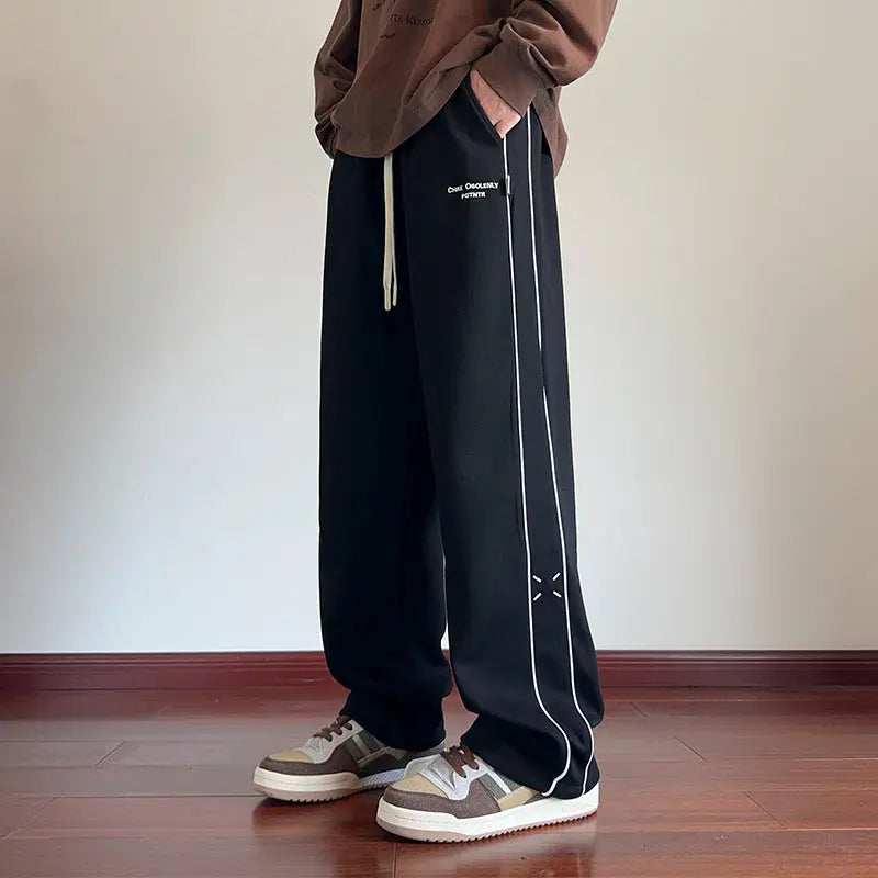 Men's Autumn And Winter Loose Straight Casual Pants Dropshipman