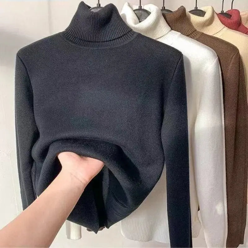 Women Turtleneck Autumn Winter Sweater Dear Fancy