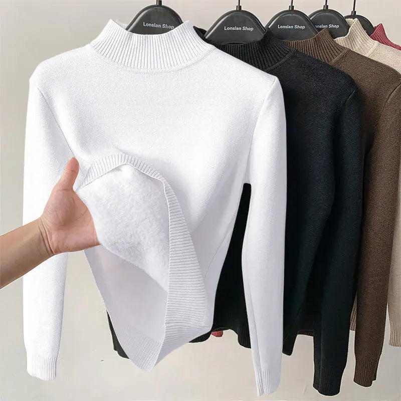 Women Turtleneck Autumn Winter Sweater Dear Fancy