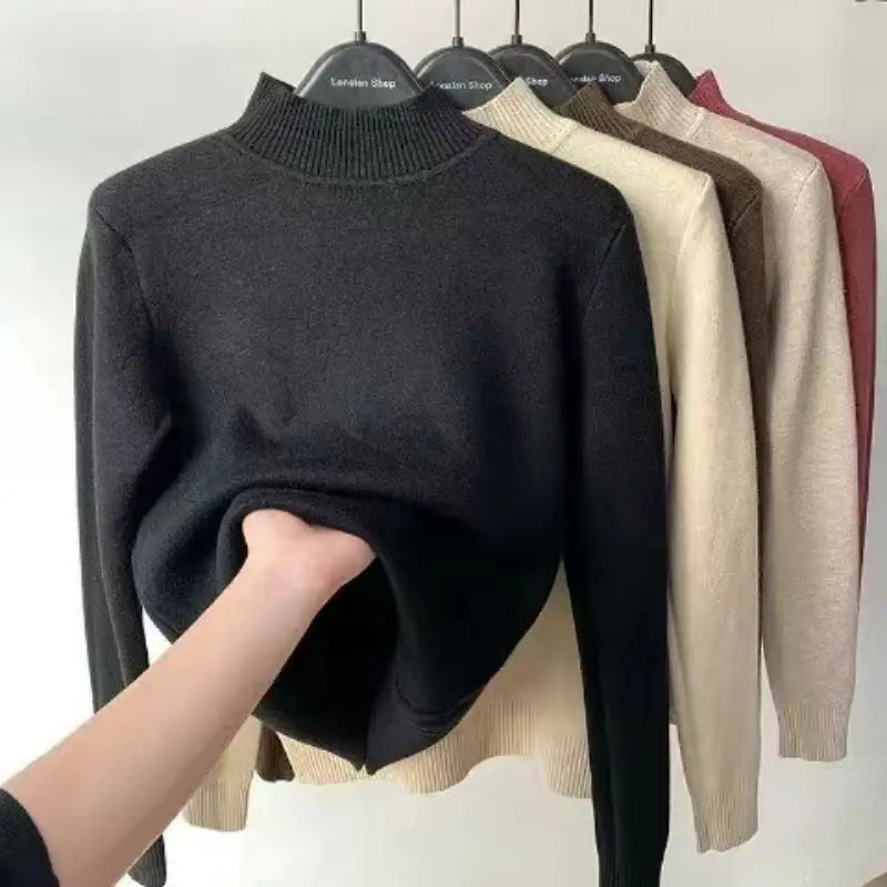 Women Turtleneck Autumn Winter Sweater Dear Fancy