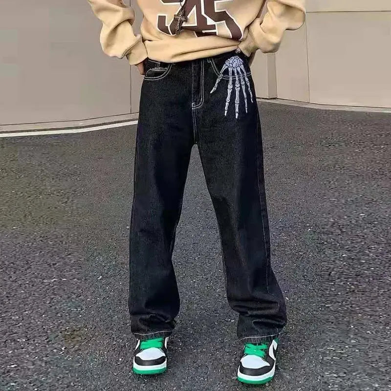 Skull Hand Bone Pants Dear Fancy
