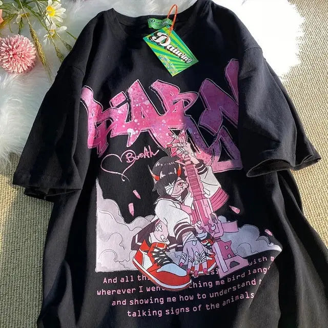 Japan JK Anime Graphic T Shirts Dear Fancy