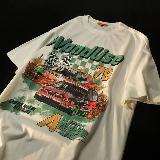 Vintage Racing Cars Graphic T Shirts Dear Fancy