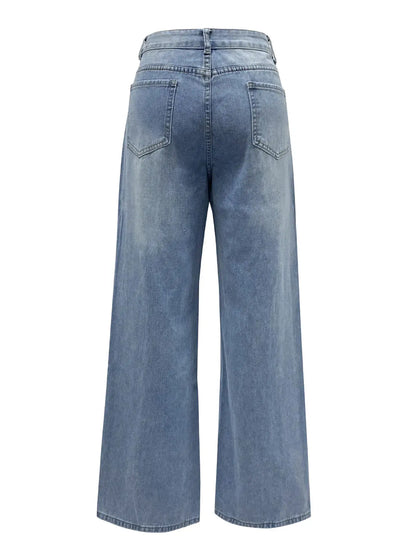 Women' s Wide Leg Jeans Dear Fancy